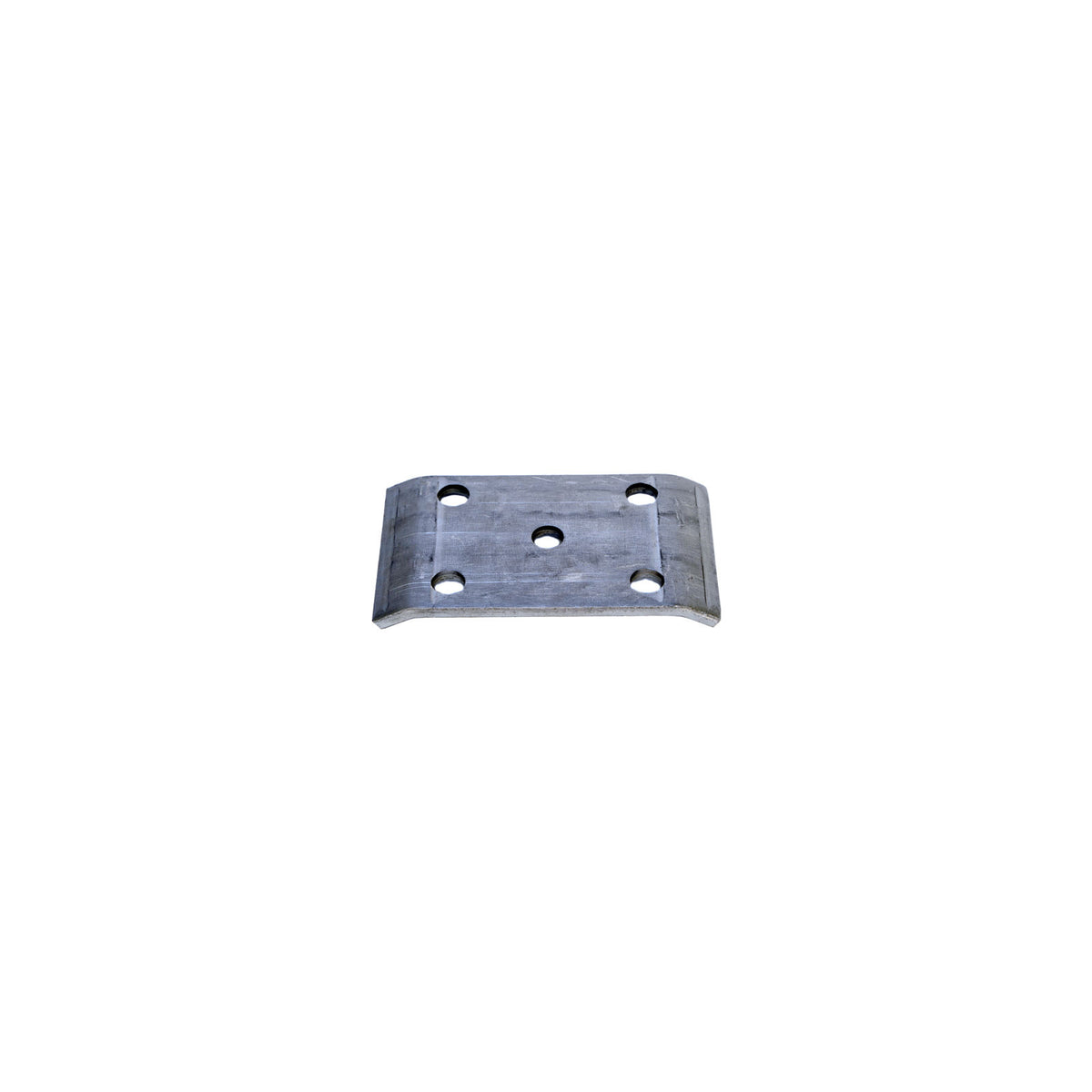 117581 Plate, U-Bolt, 3.5" Rd, 2" Spring, Raw