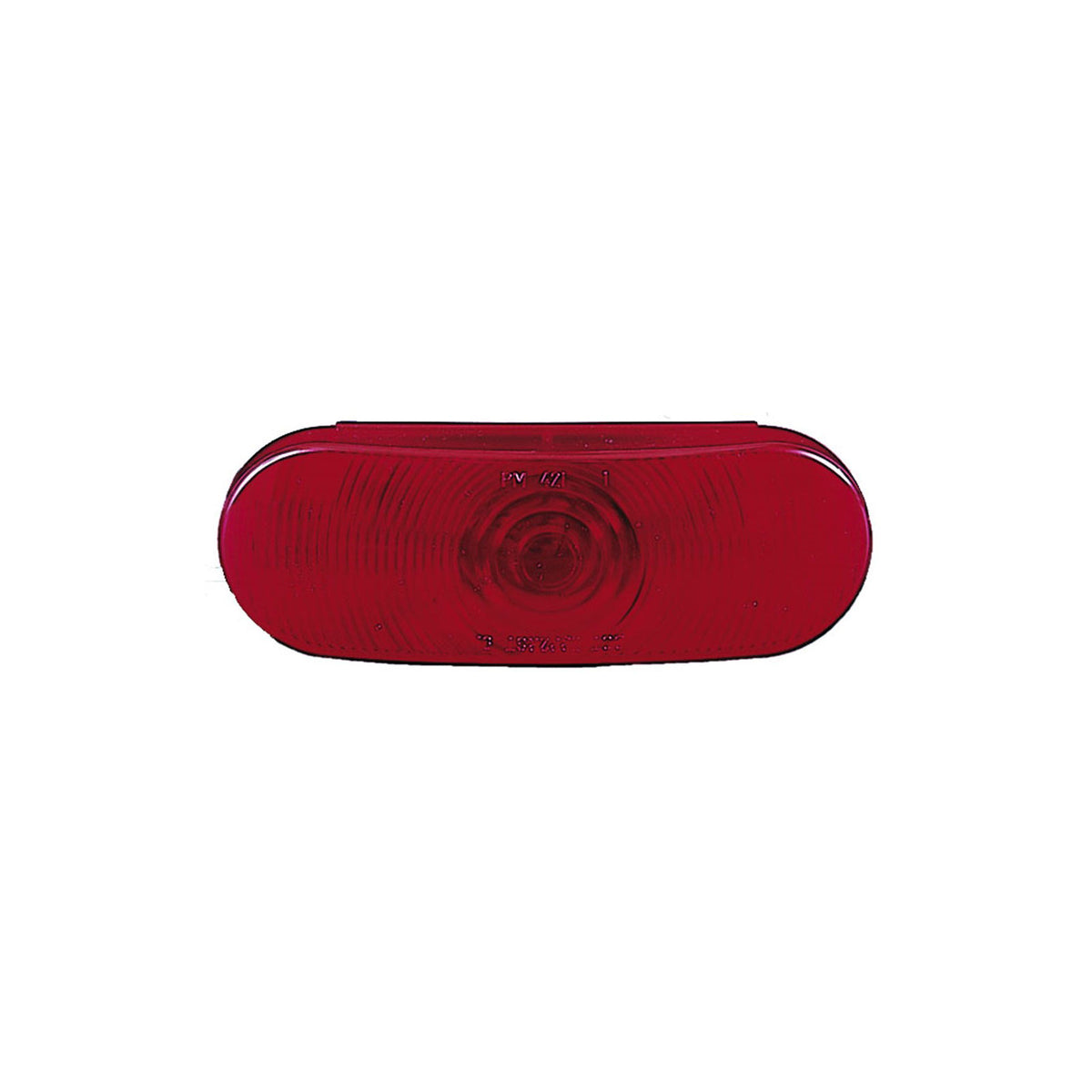 421R Peterson Incandescent Turn Signal Light, 6" Red Oval, 1 Bulb