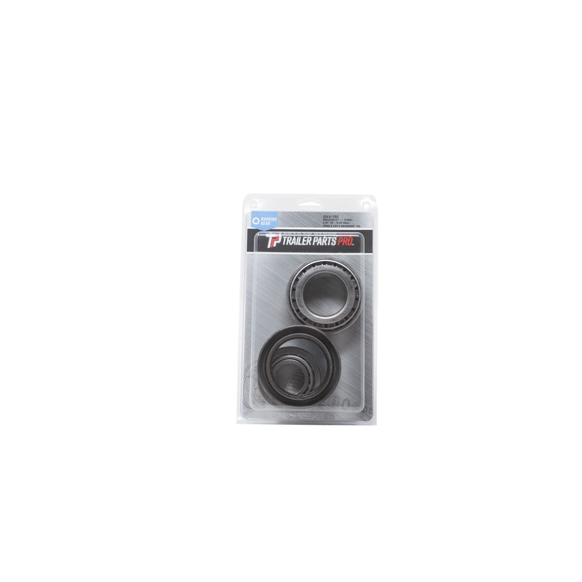 BK4-150 Trailer Parts Pro Hub - Hub & Drum Bearing & Seal Kit, For 7.2K - 8K