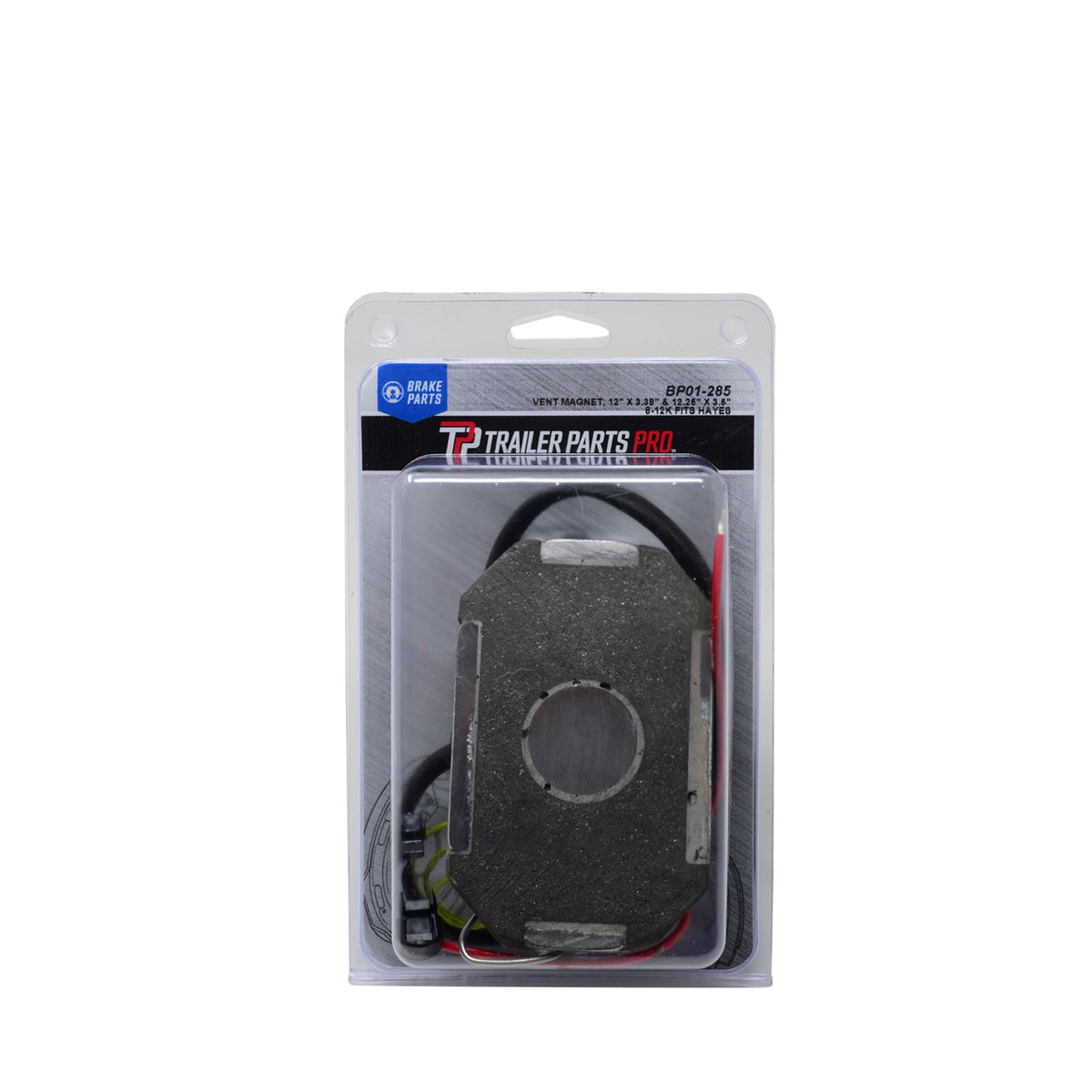 Trailer Parts Pro BP01-285 Brake Vent Magnet, 12 x 3.38 & 12.25 x 3.5, For Hayes