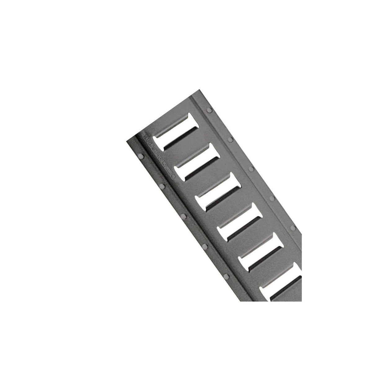 ET4305 E-Track Horizontal, 5', High Strength 12 Gauge Steel, Grey Powder Coat
