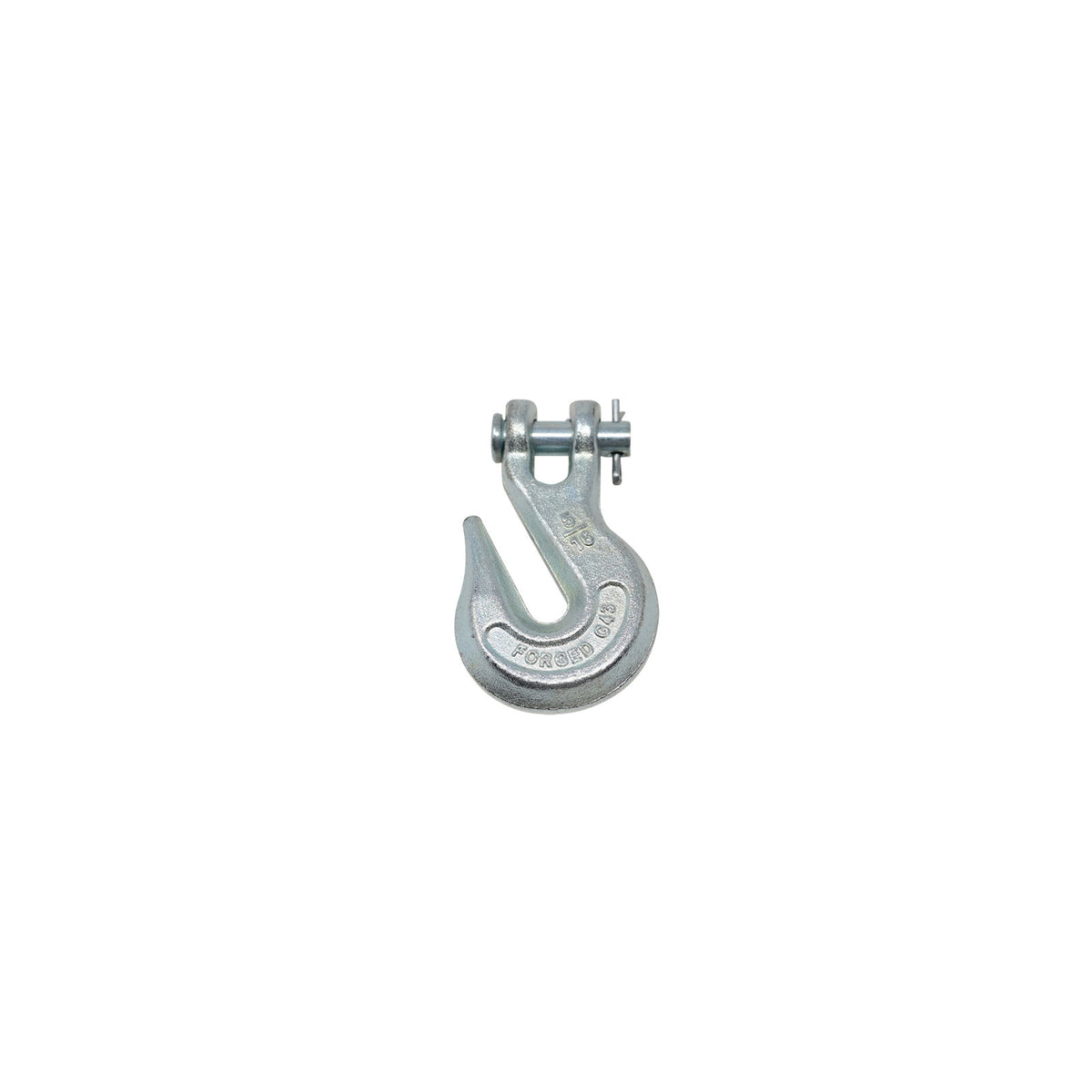 HW01-050 Trailer Parts Pro Clevis Grab Hook, Fits 5/16" Chain, 3,900 Lbs WLL,