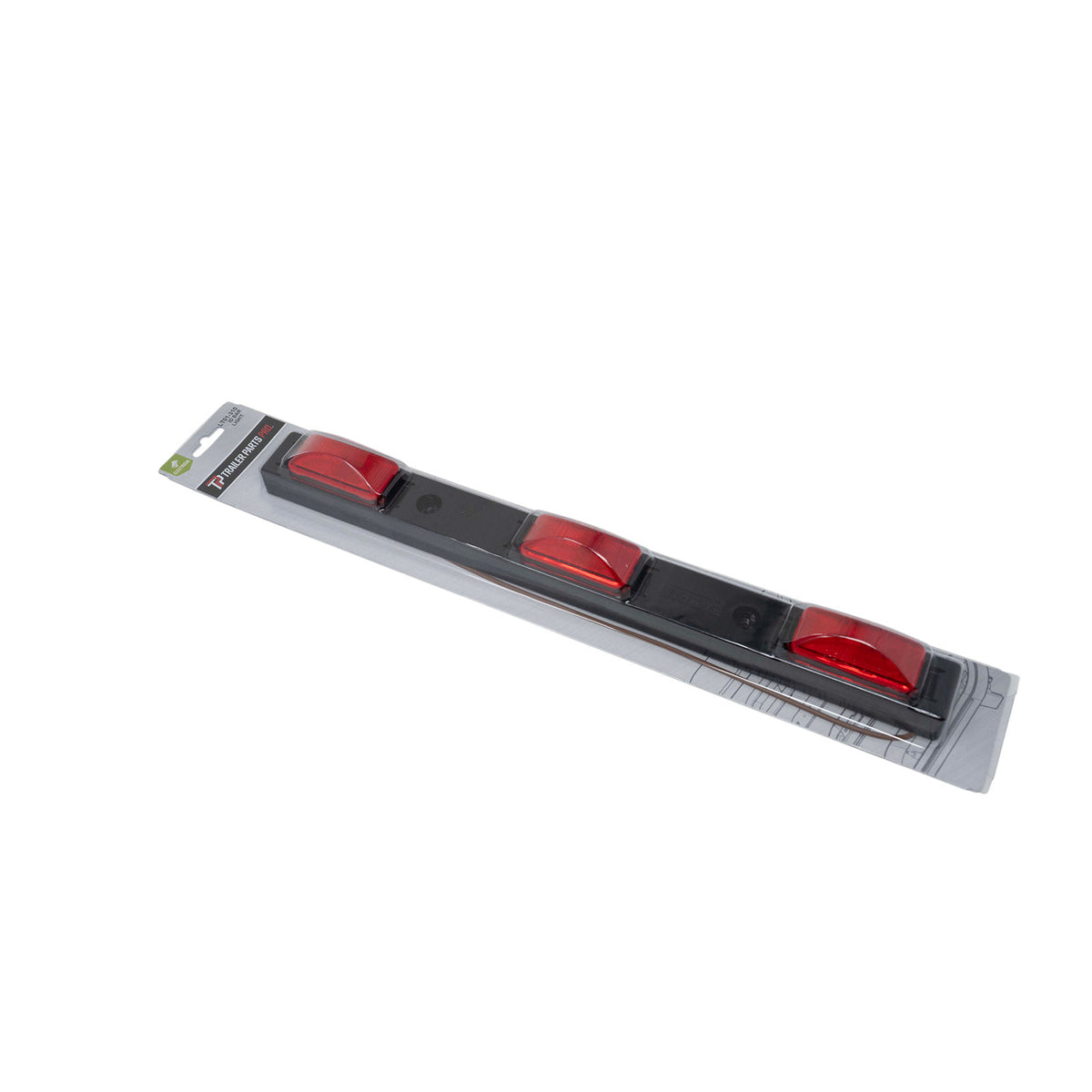 LT01-310 Trailer Parts Pro Incandescent Identification Bar Light, 15.94" Red, 3