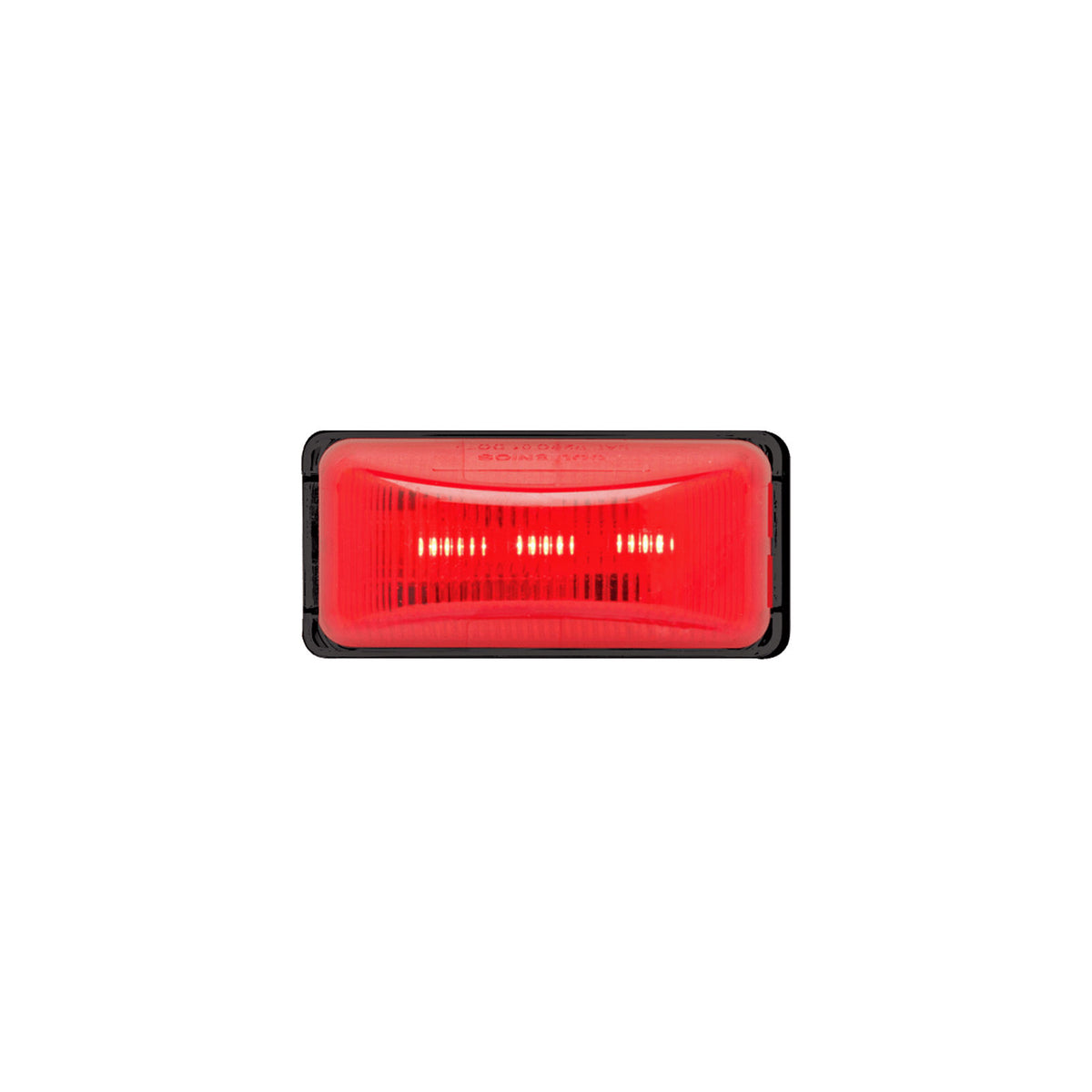 MCL-96RB Optronics LED Clearance Marker Light Kit, 2.5" Red Rectangular, 3 Bulb