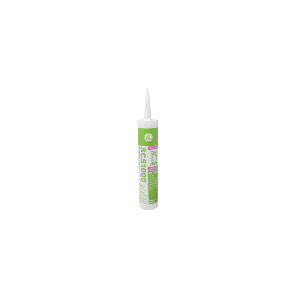 SCS1002 Silicone Sealant - White, 14 Oz