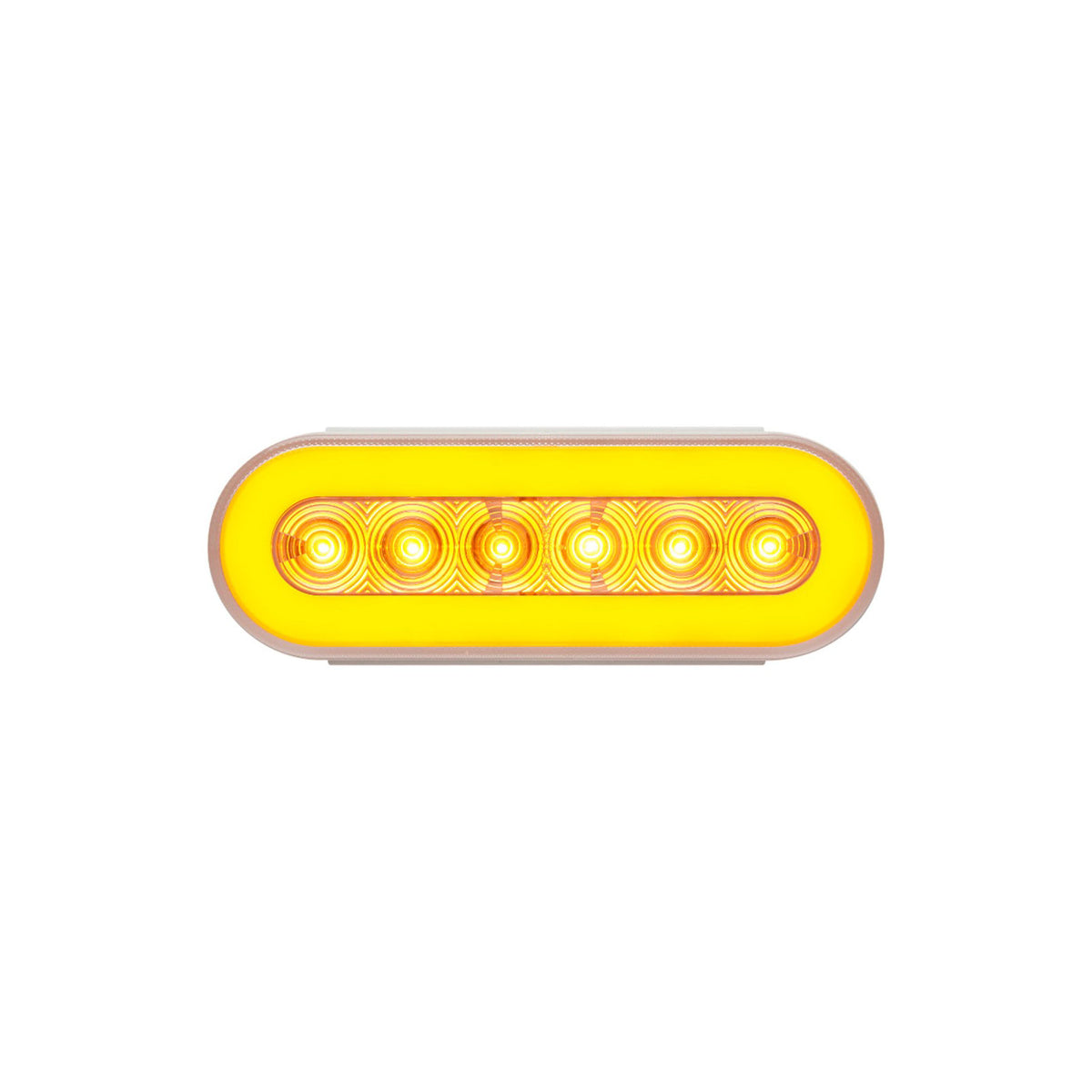Optronics STL111ACB LED GloLight Amber Parking/Turn 6 Oval Clear Lens