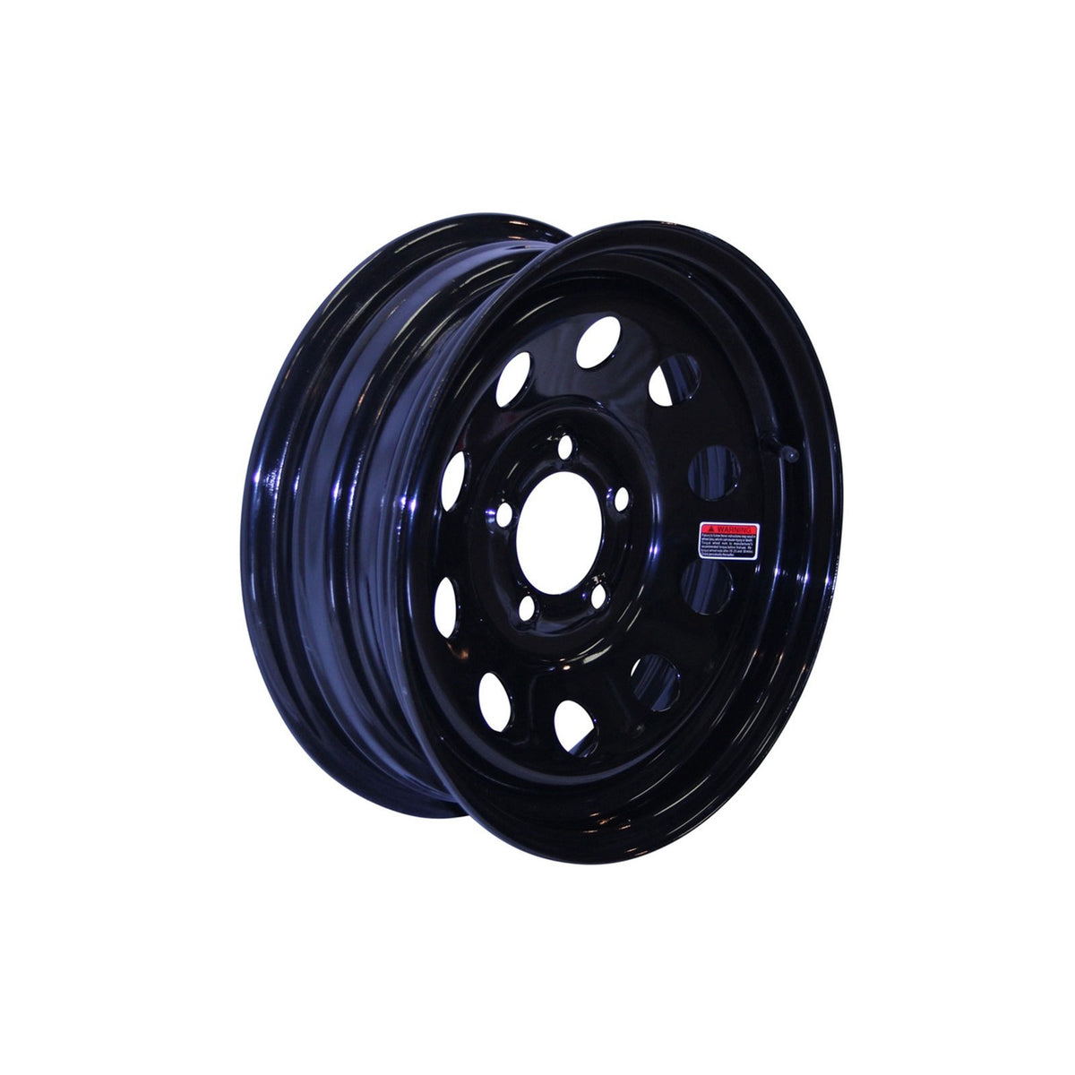 WH155-545BM Wheel Only, 15"x5", 5 on 4.5" Bolt Pattern, Steel Black Modular,