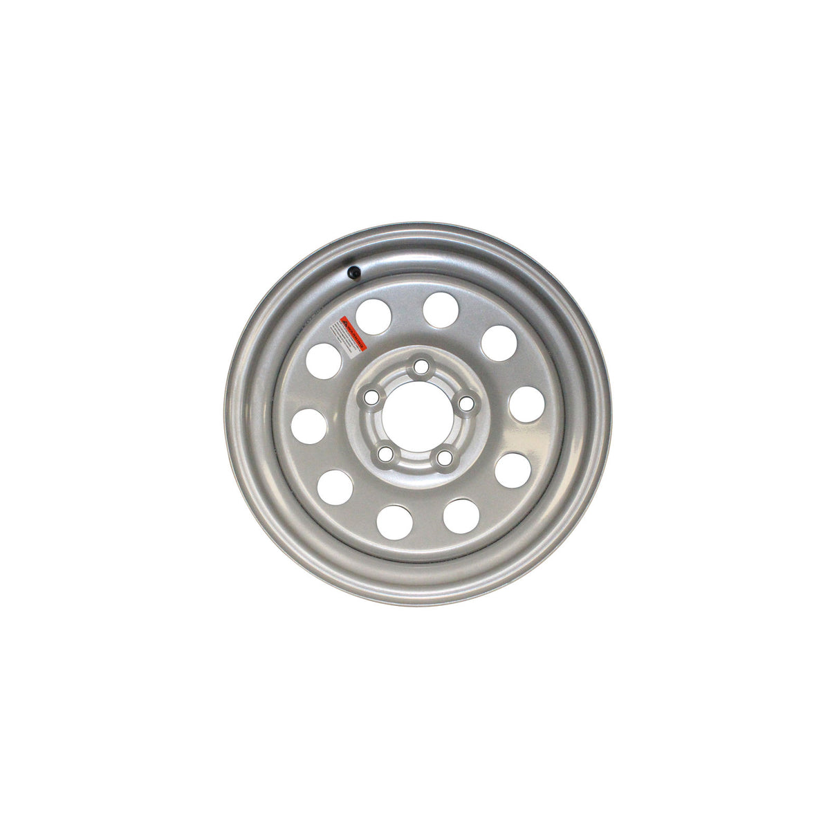 WH155-550SM Wheel Only, 15"X5", 5 on 5" Bolt Pattern, Silver Modular Wheel,