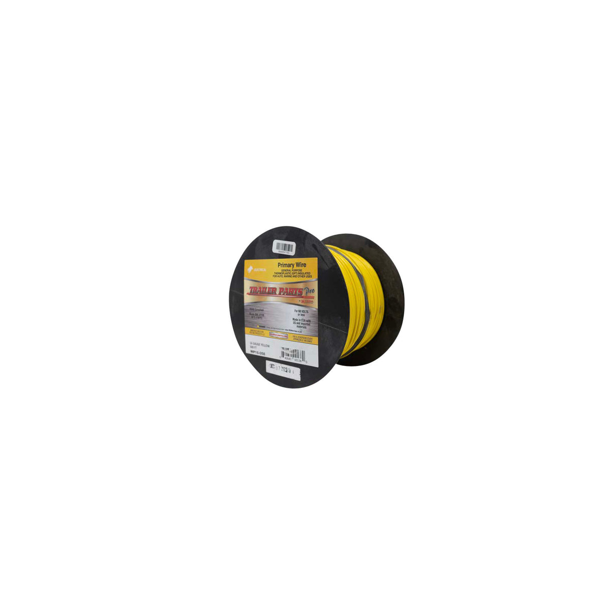 Trailer Parts Pro WP16-058 Primary Wire, 16 Gauge, 1 Conductor, 500' Spool,