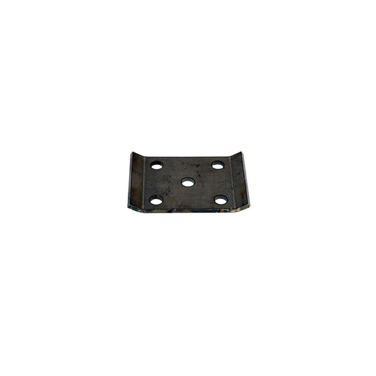 117858 Axle U-Bolt Tie Plate, 7.5K for 2 1/2" Round Axle Tube, 9/16" U-Bolt
