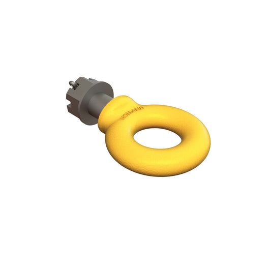 1250-3 SAF-Holland Coupler Tow Ring, 2 1/2" ID, Round Shank Mount, 1 1/2" OD x