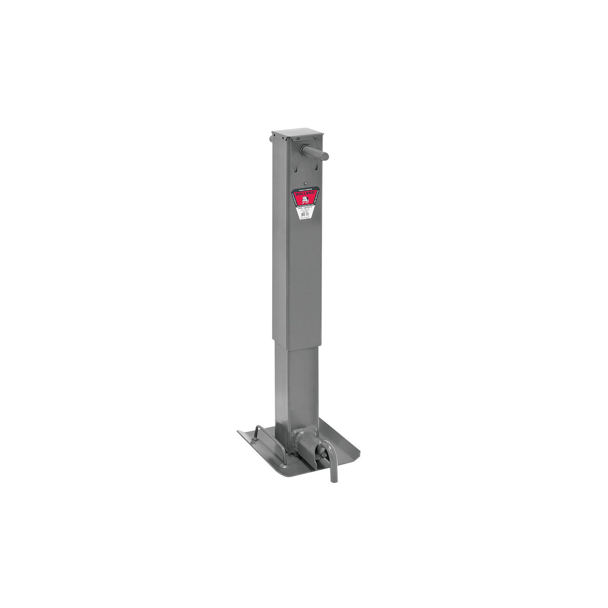 182400 Bulldog 12,000 Lbs Capacity Drop Leg Jack, Side Wind, Side Pin Drop Leg