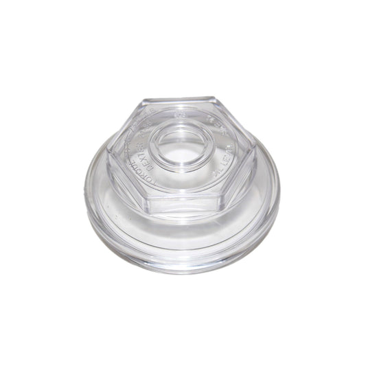 21-88 Oil Cap Replacement Part, Threaded, Clear Lexan, 3.475" OD, For 9K And