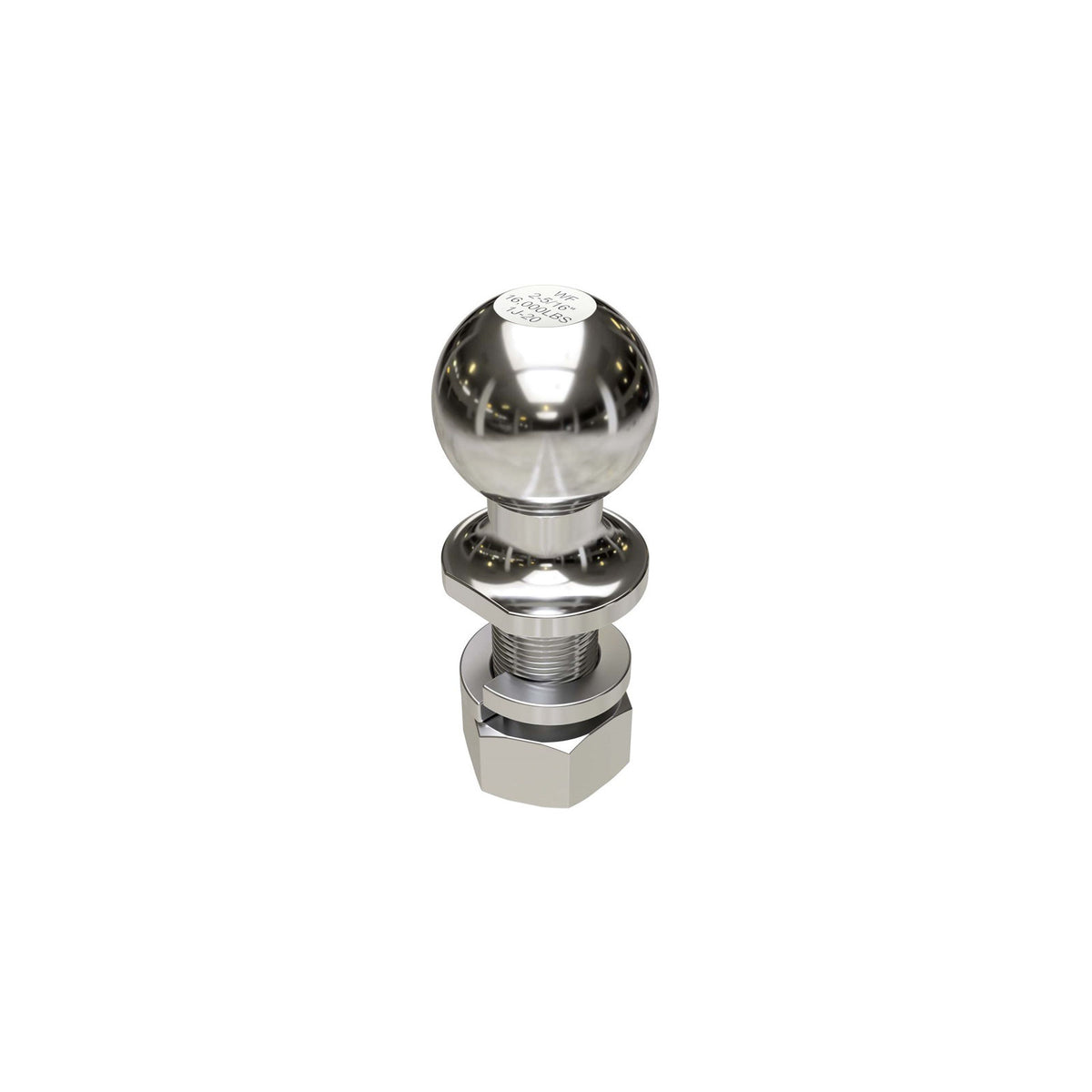 2516-114-13C Wallace Forge Hitch Ball, 2 5/16" Ball Diameter, 1 1/4" Shank