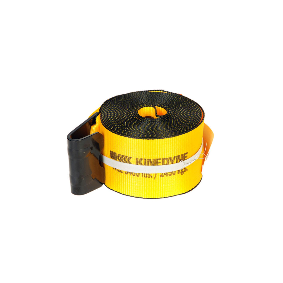 4821XW-27F Kinedyne Winch Strap, 4" X 27', 5,400 Lbs WLL, Flat Hook