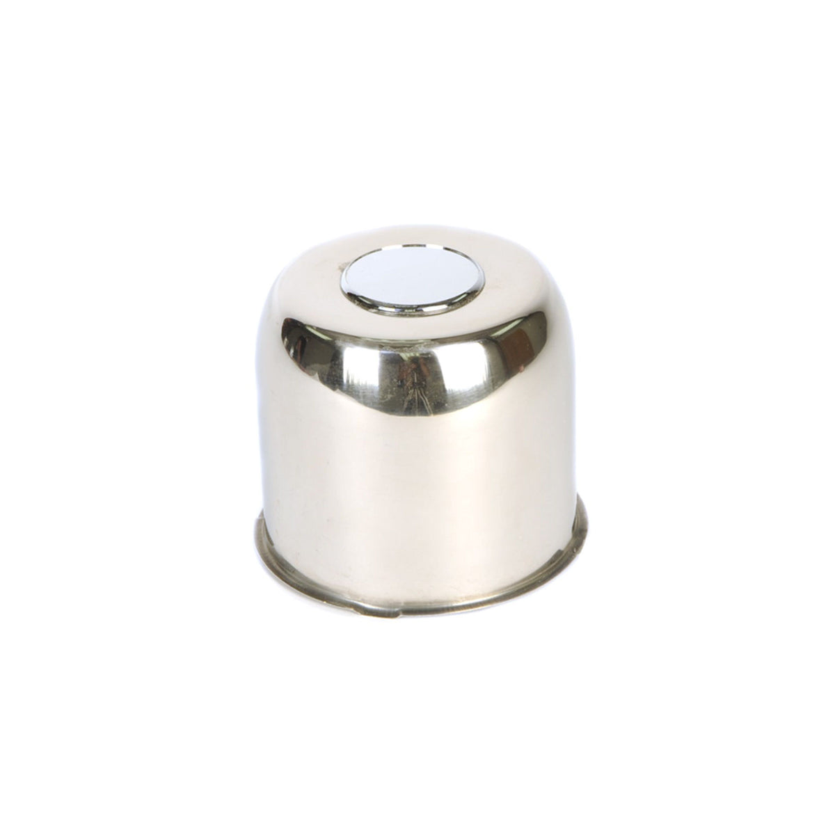 490EZ-SS Excalibur Push Through Wheel Center Cap, 4.90" Wheel Center Diameter,