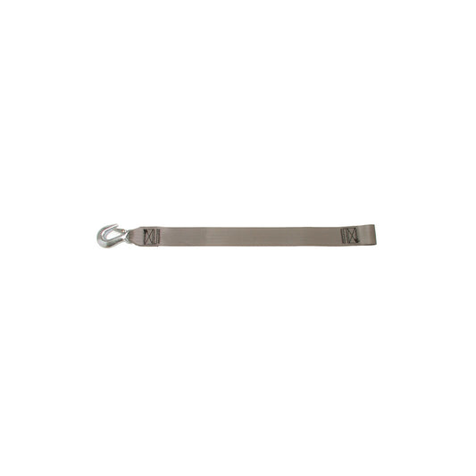 6030 BoatBuckle Cargo Winch Strap, 2"x20', Nylon Web w/ Hook, 2.6K Work Capacity