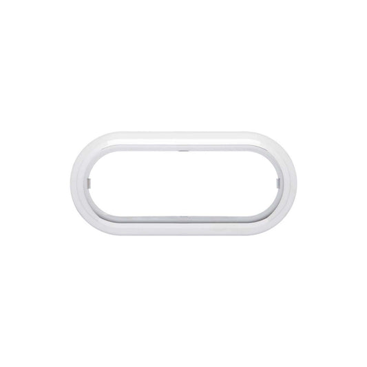A-78CB Optronics 6" Oval Light Trim Surface Mount Trim Snap-On