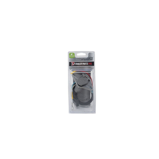Trailer Parts Pro ADP426 Adapter Plug, Converts 4-Way Flat To 6-Way Round