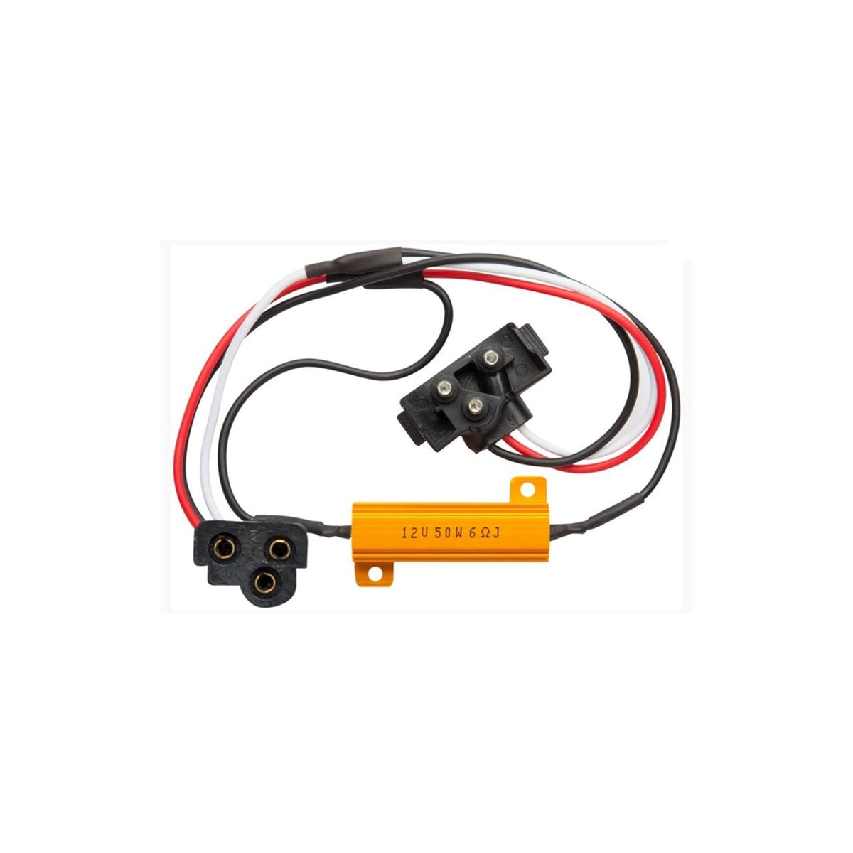 ALEDRST2B Optronics LED 3-Wire Plug with Resistor In-Line Resistor Harness Male