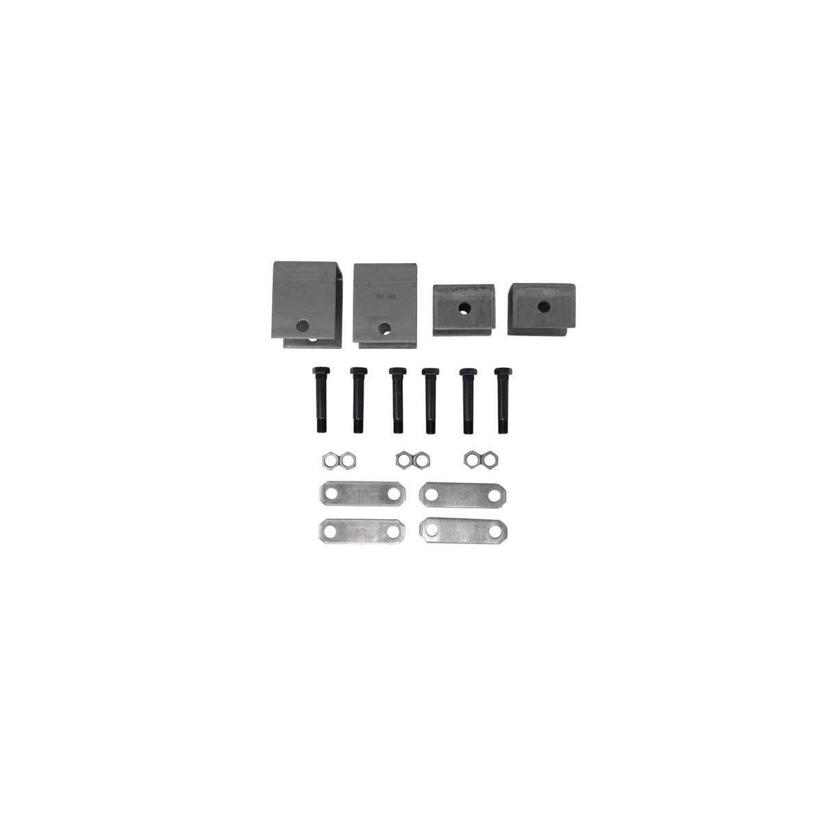 APS4 Trailer Parts Pro Single Axle Hanger Kit, 1 3/4" Double Eye Springs