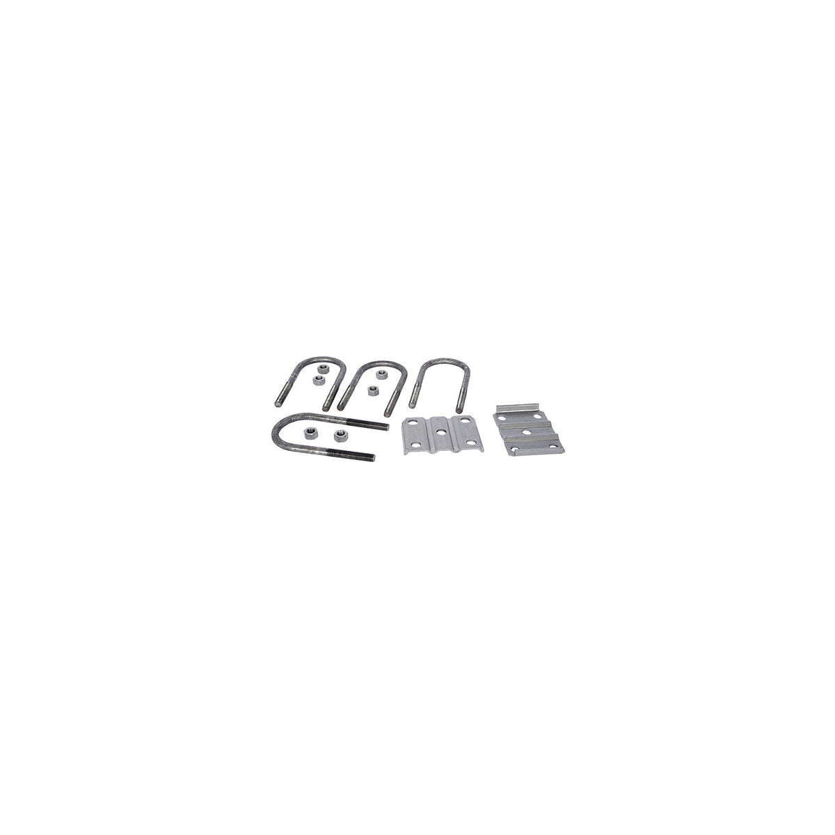 Trailer Parts Pro APUBR-9 U-Bolt Kit, 5.2K - 7K for 3" Round Axle Tube,