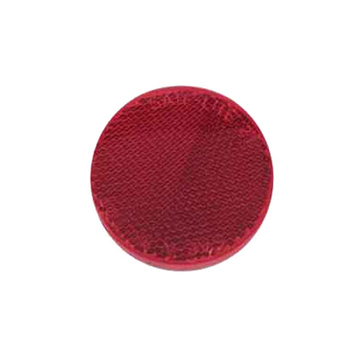 B481R Peterson 2.38" Wide Red Round Refector Surface Mount Adhesive Backed