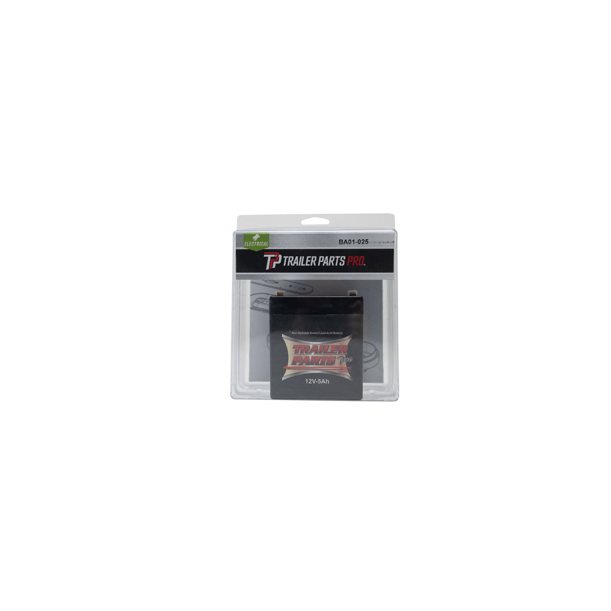 BA01-025 Trailer Parts Pro Emergency Brake Breakaway Replacement Battery 12