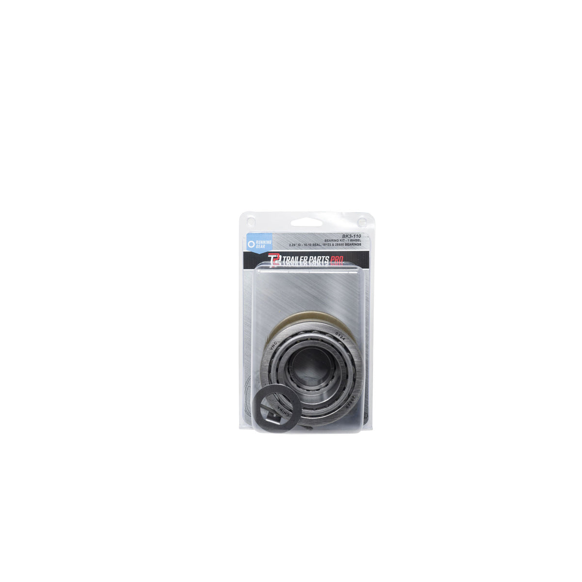 BK3-110 Trailer Parts Pro Hub - Hub & Drum Bearing & Seal Kit, For 6K Axles and