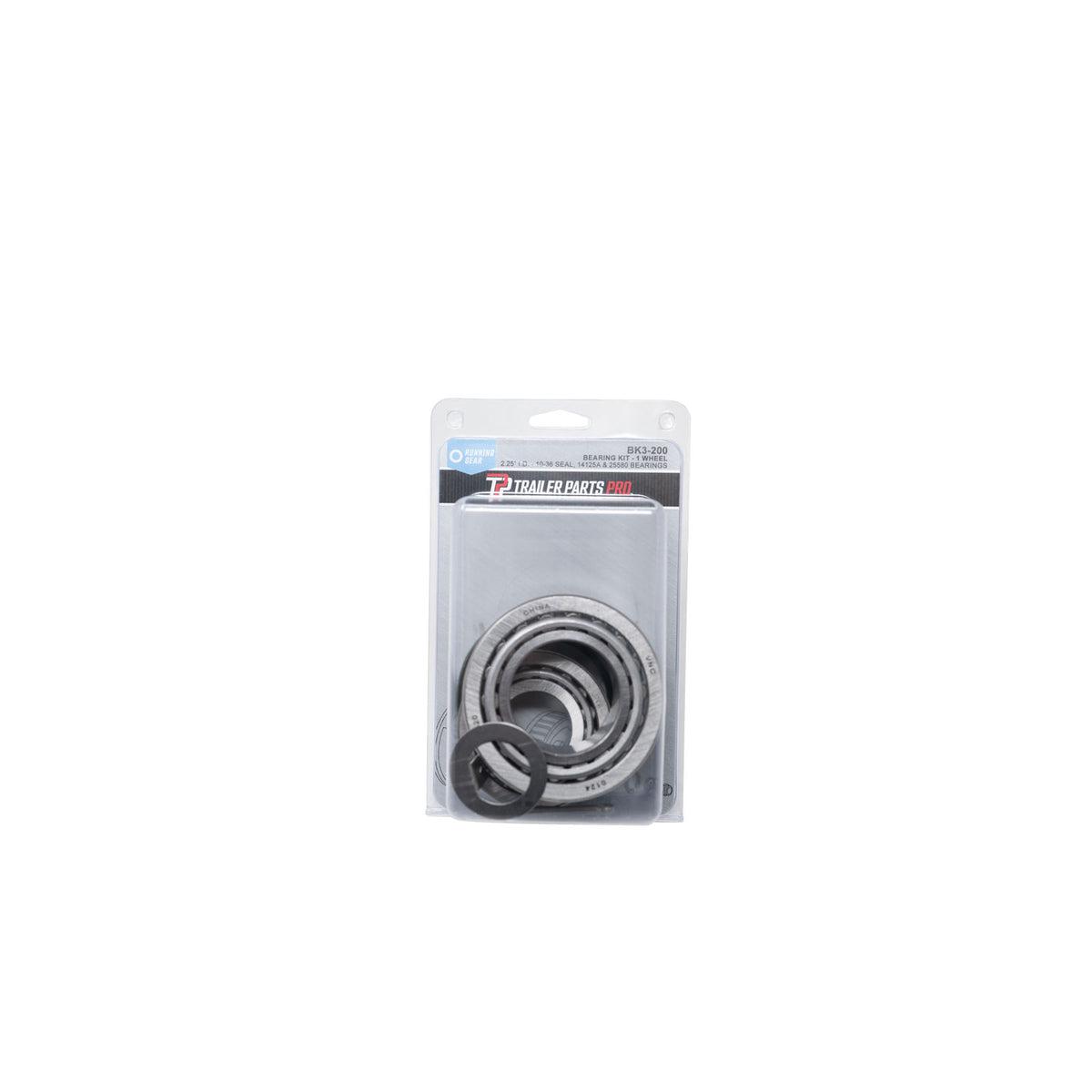 BK3-200 Trailer Parts Pro Hub - Hub & Drum Bearing & Seal Kit, For 5.2K - 7K