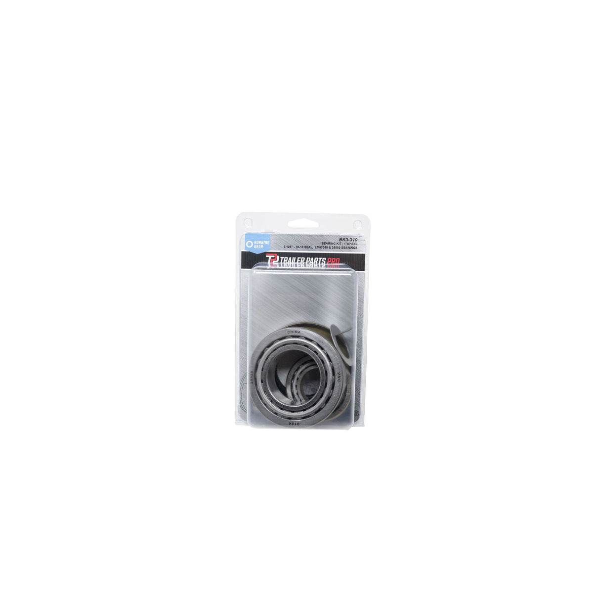 BK3-310 Trailer Parts Pro Hub - Hub & Drum Bearing & Seal Kit, For 5.2K - 6K