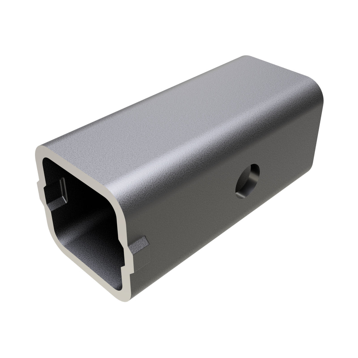 BM04-010 Trailer Parts Pro Adapter Sleeve, For 2.5" To 2" Receiver, Black