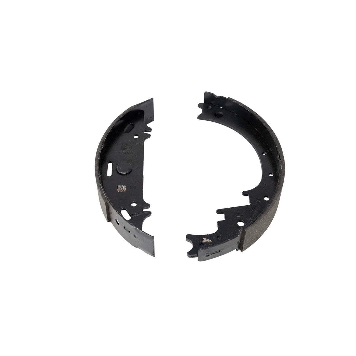 Trailer Parts Pro BP04-162 Shoe & Lining, Dexter, 12x2, RH, Free Back, 1 Whl,