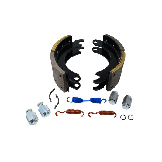 Trailer Parts Pro BP22-027 Shoe/Lining 12.25 x5 PQ Air Brake Repair Kit, 1Wheel