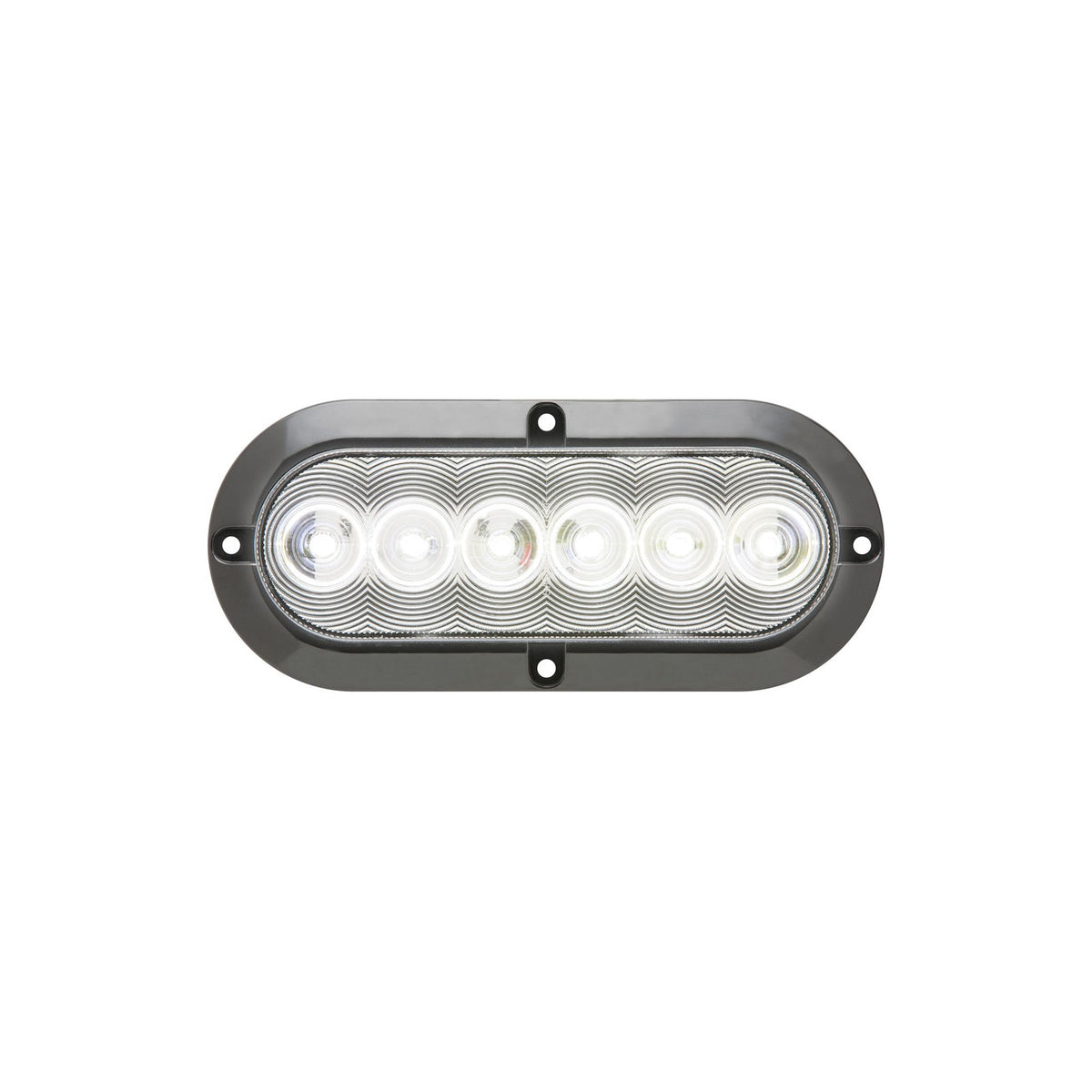 BUL12CFB Optronics FLEET Count LED Backup Light, 4" Clear Oval 6 Diode Fleet