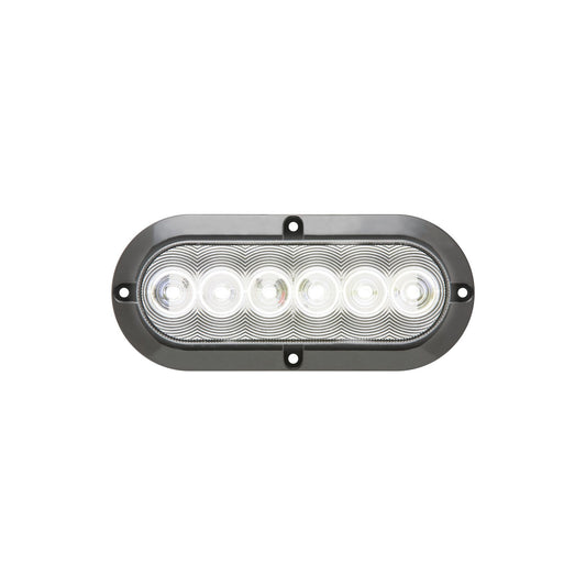 BUL12CFB Optronics FLEET Count LED Backup Light, 4" Clear Oval 6 Diode Fleet