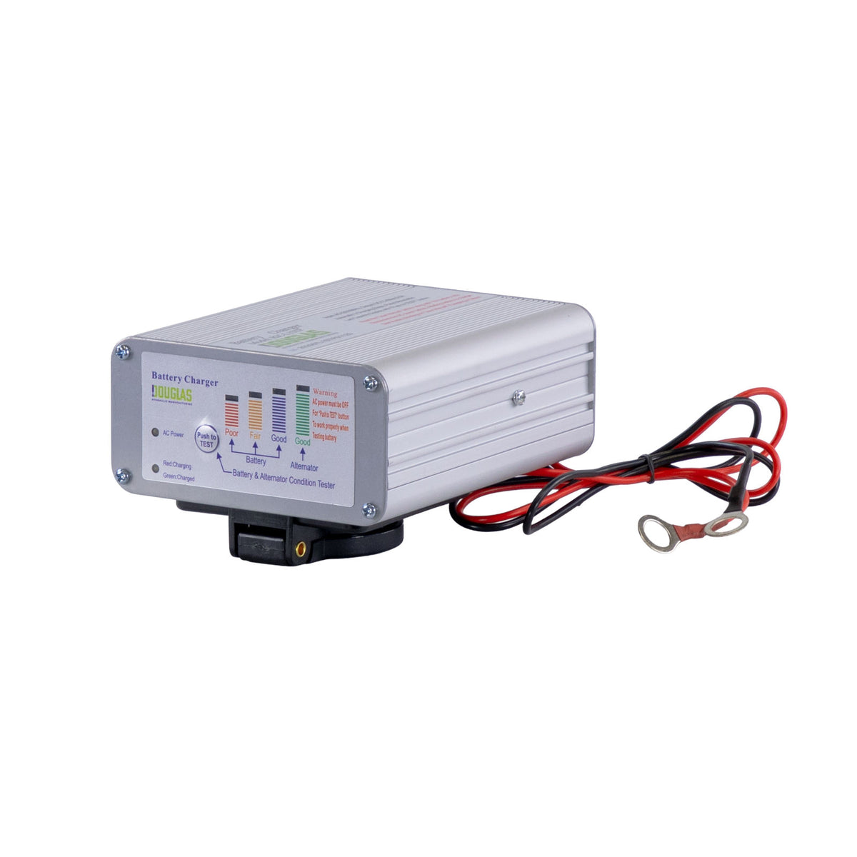 D1205T Battery Charger 12V 5 Amp with Tester/Maintainer 120V AC Input