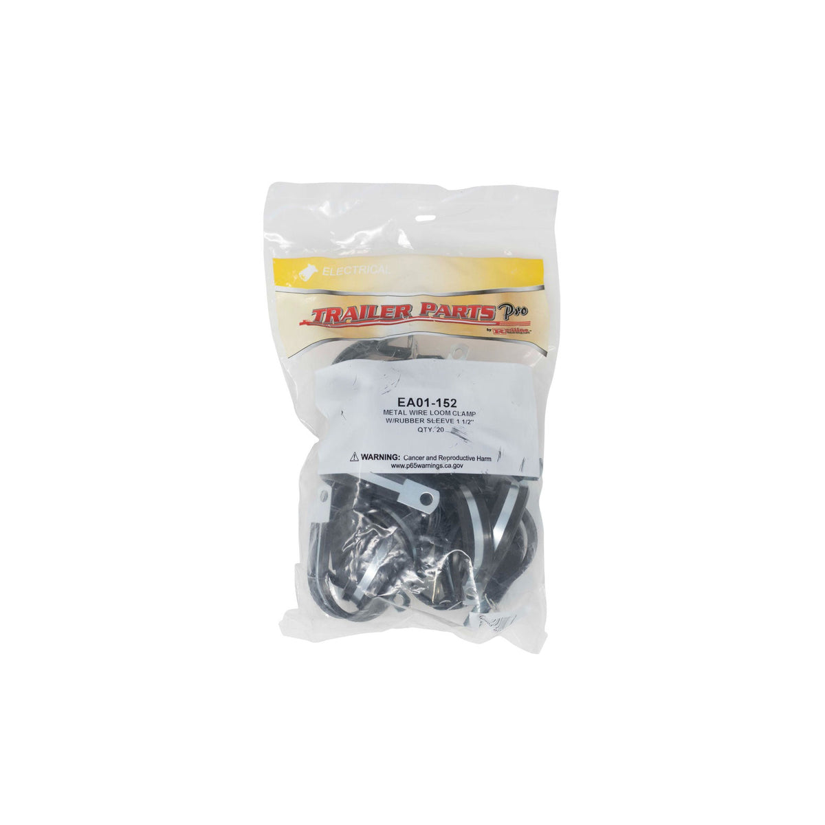 Trailer Parts Pro EA01-152 Soft PVC Cushioned Zinc Plated Steel Wire Loom