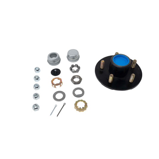 H84545BX Trailer Parts Pro Complete Pre-Greased Idler Hub Assembly, #84