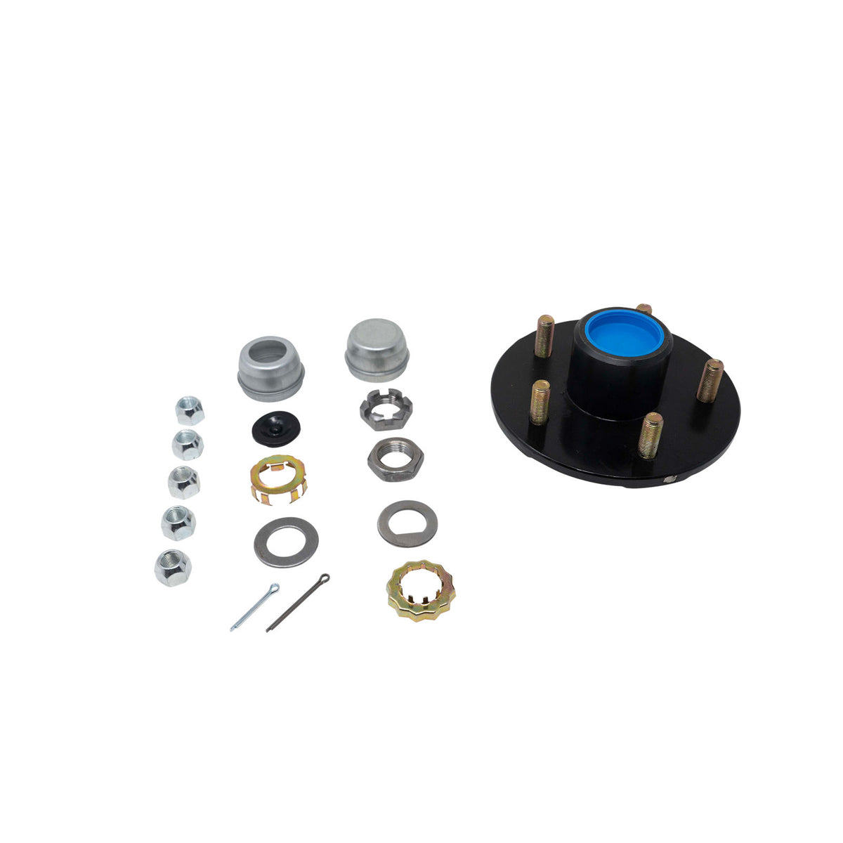 H84550BX Trailer Parts Pro Complete Pre-Greased Idler Hub Assembly, #84