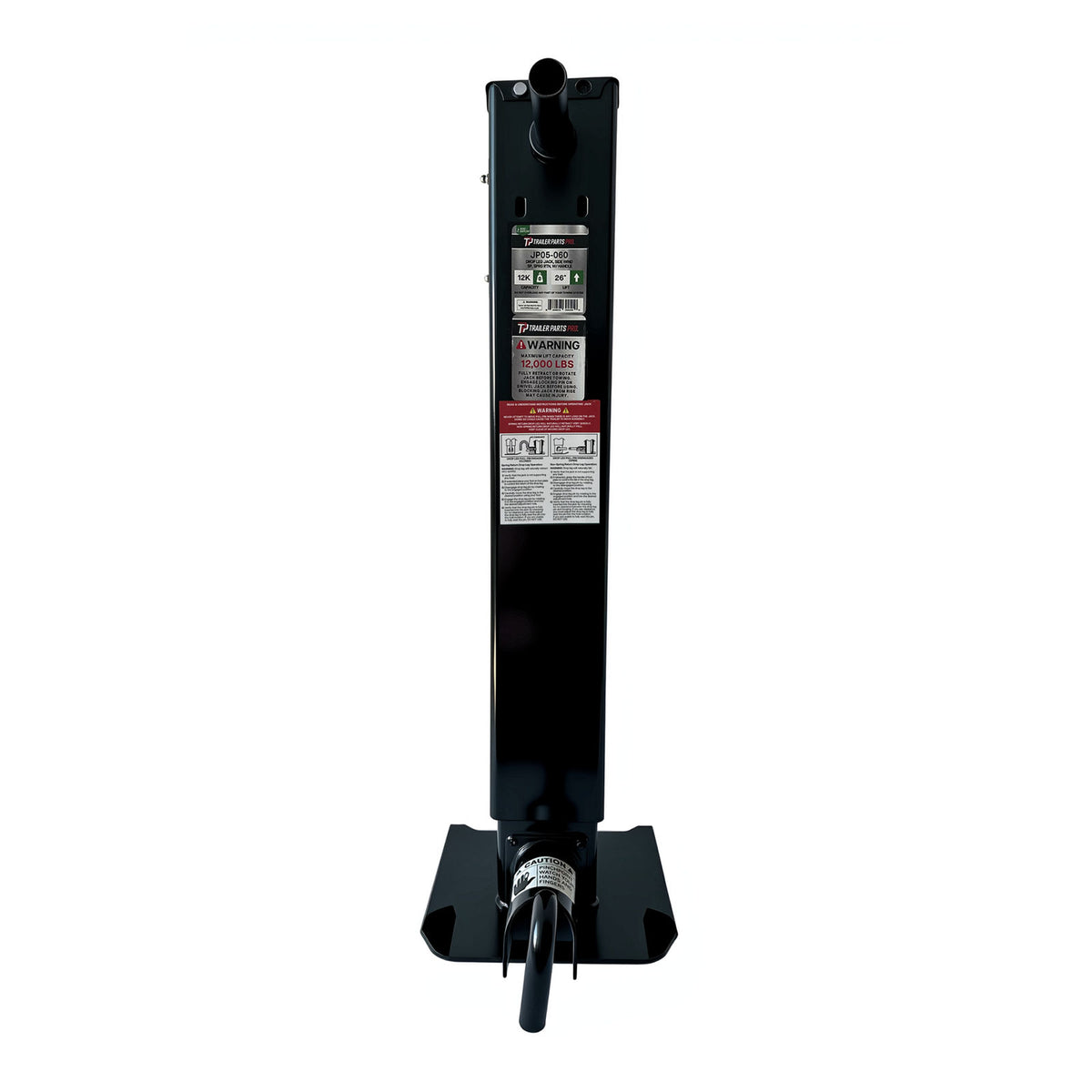 JP05-060 Trailer Parts Pro 12,000 Lbs Capacity Drop Leg Jack, Side Wind, Side