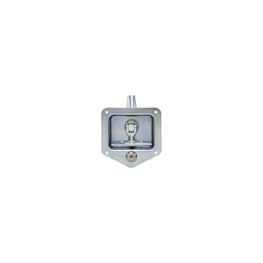 L4080 Flush Latch, T-Handle Locking, Stainless Finish, 2 3/4" X 3 3/4" Hole Size