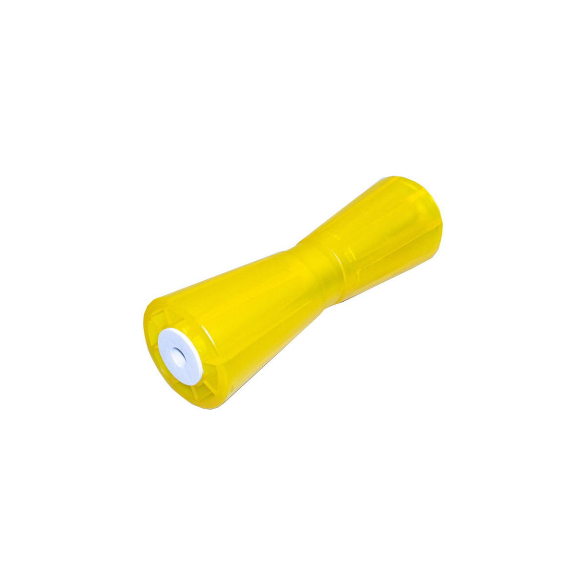 MBR12A Keel Roller, V-Type, Amber PVC, 12" L, 5/8" Hole