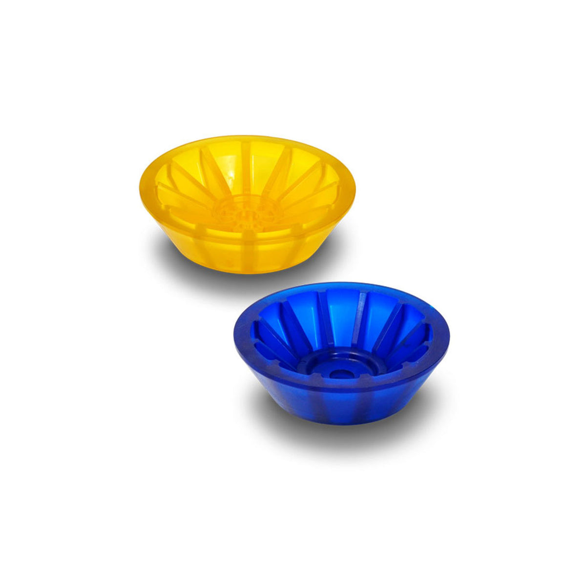MBR3AB End Bell, Amber PVC, 3" L