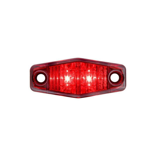 MCL-13RB Optronics LED Clearance Marker Light, Mini, 2.5" Red Irregular