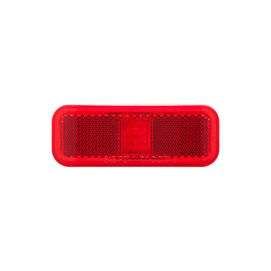 MCL-44RB Optronics LED Clearance Marker Light, 4" Red Rectangular, 6 Diode,