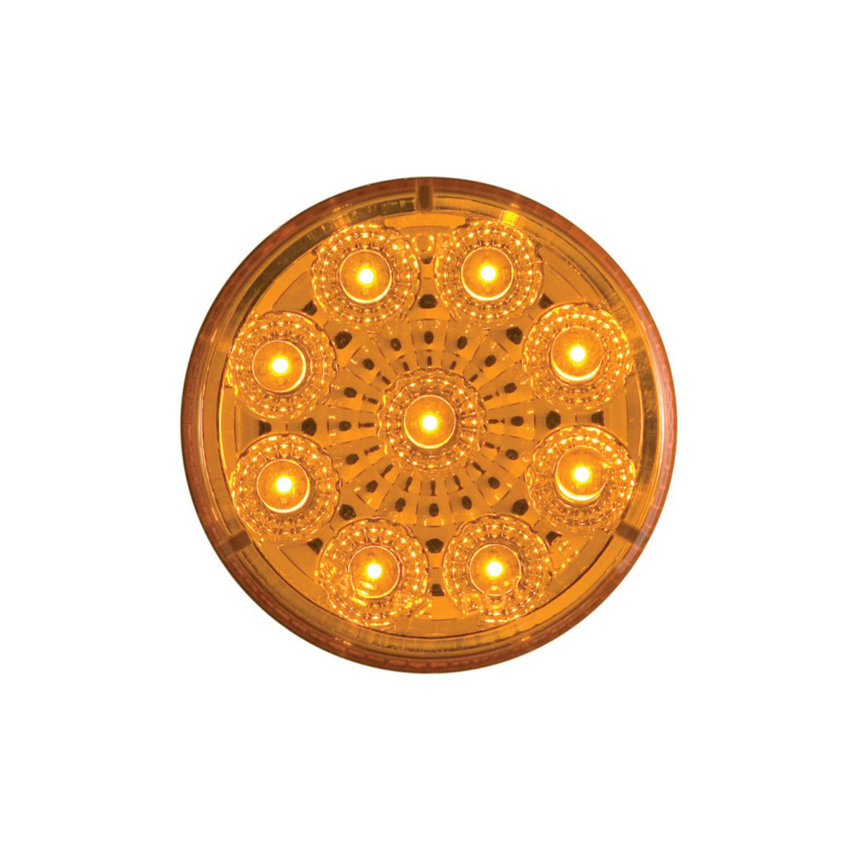 MCL-50AB Optronics MicroFlex LED Clearance Marker Light, 2" Amber Round, 9