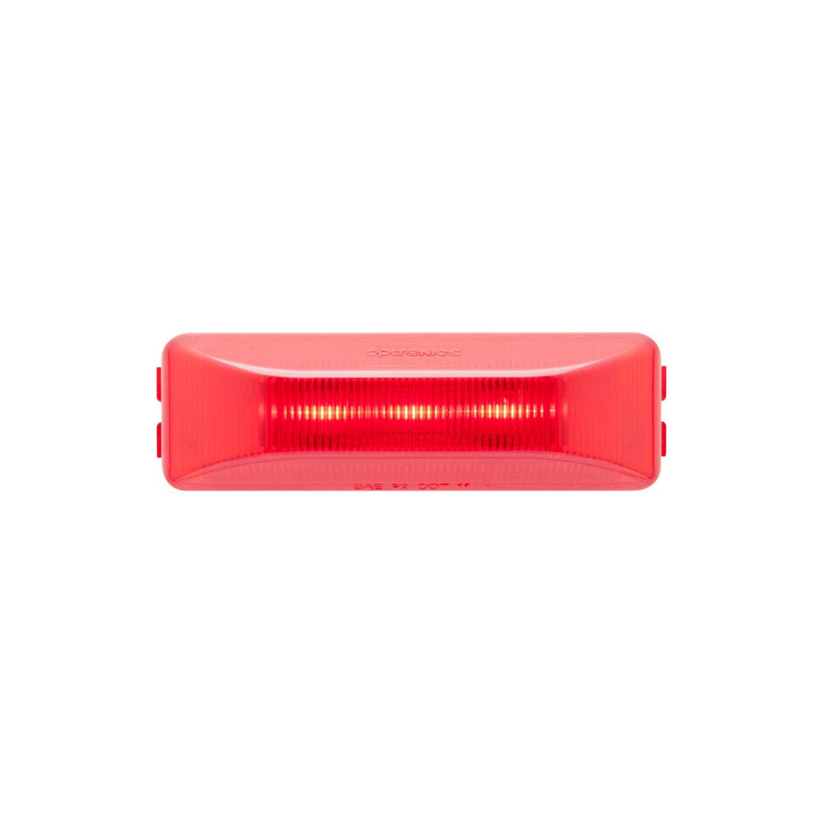 MCL-65RB Optronics LED Clearance Marker Light, 3.94" Red Rectangular, Thinline,