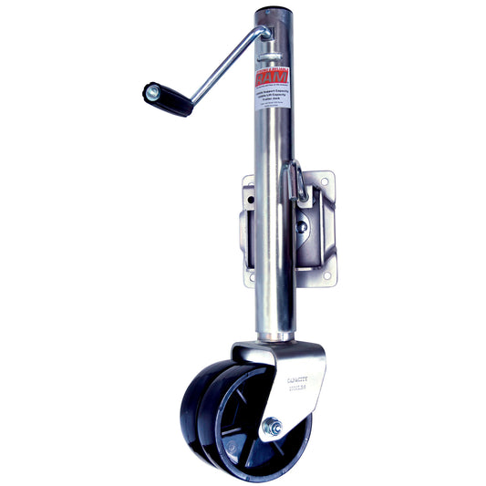 MJ1500BDWL Ram 1500 Lbs Capacity Swivel Mount Marine Jack, Side Wind, 10" Lift,