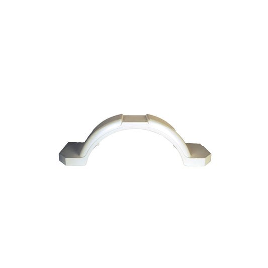 PF11X35W Fulton Trailer Fender, Single Axle, 11.38" W x 35" L x 13" H, White